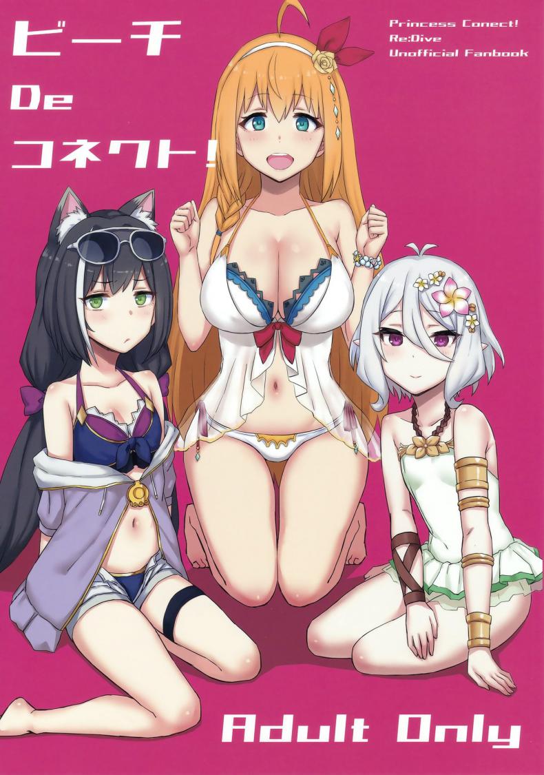 รีบตื่นมาสนุกกัน (C96) [Gomuhachi (Gomu)] Beach de Connect! (Princess Connect! Re Dive)